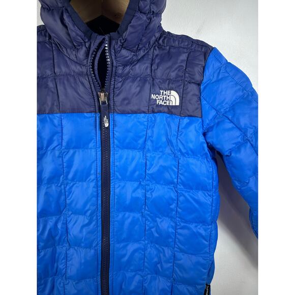 North Face Toddler Thermoball Quilted Puffer Kids Jacket Blue Size 5T - Picture 8 of 11